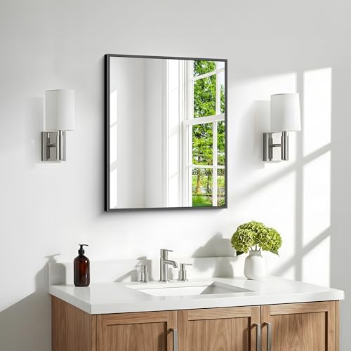 BONEWEI Bathroom Mirror, 20x24 inch Wall Mirror by BONEWEI