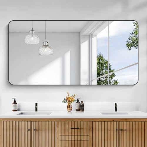 KOCUUY 60"x30" Large Rectangle Vanity Mirror, Modern Design of Upgraded - Image 5