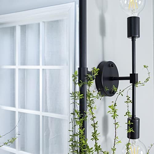 TEHOME Horizontal Pivot Mirror Black Tilt Mirror - Image 6
