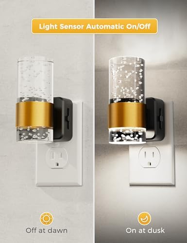 L LOHAS LED Night Light, Decorative Night Lights Plug into Wall - Image 2