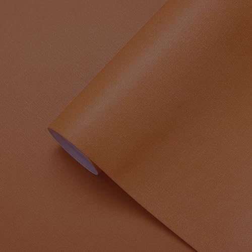 Yasinet Dark Orange Wallpaper Solid Color Contact Paper Dark Orange Self by Yasinet