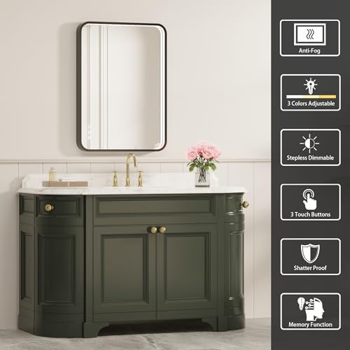 20x28 Inch LED Bathroom Mirror - Image 2