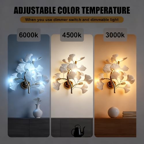 Fandian Modern Wall Sconces Ginkgo Wall Lighting - Image 6