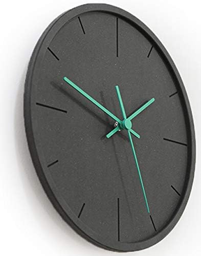 Stephanie Imports Modern Minimalist Dark Concrete Silent Wall Clock - Image 2