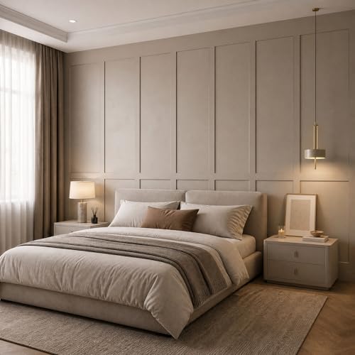 Paulownia Wood Wall Panel Board Batten Panel Kit 9.84 ft x 8 ft - Image 7