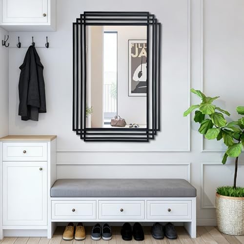 36"x24" Rectangle Decorative Mirror - Image 6