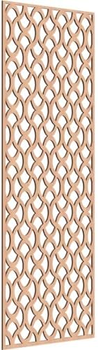 Resort Decorative Pierced Fretwork Wood Wall Panels, 27 3/8"W x 69 3/8"H x 1/4"T by EkenaMillwork