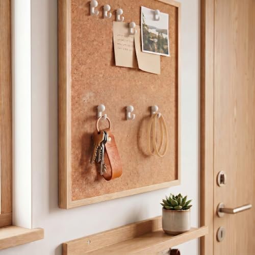Jetec 30 Pcs Metal Push Pin Hangers Pin Wall Hook - Image 5