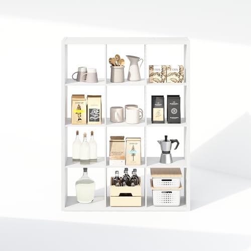 Furinno Cubic Extra Thick 12-Cube Closet Organizers and Storage - Image 6