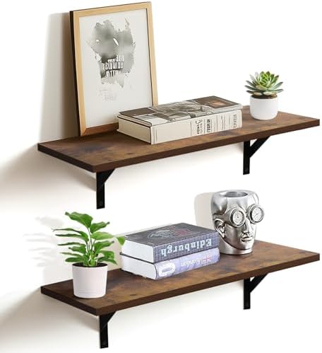 Tectocker-DOU 24" Long Floating Book Shelves by Tectocker-DOU
