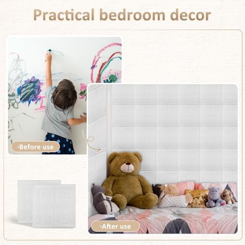 Nuanchu 80 Pcs 13.8 x 13.8 Inch Ceiling Tiles Peel and Stick - Image 4