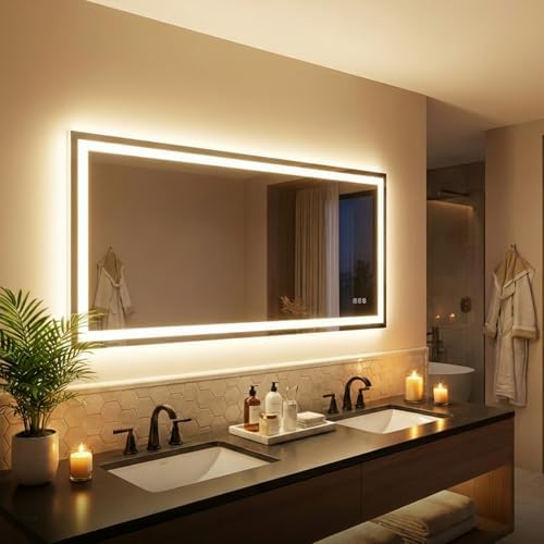 60"x 36" LED Bathroom Mirror - Image 3