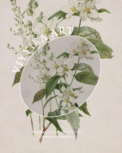 VIYYIEA Floral Wall Art, Vintage Gold Arched framed Lilac Flower Prints - Image 7