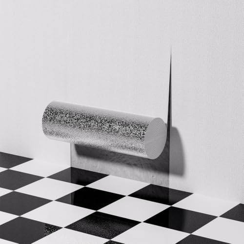 White Foam Cotton Peel and Stick Wallpaper 17.3"x78.7" Modern Thick Textured by Qianglive