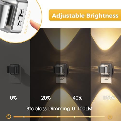L LOHAS LED Night Light Projector, Night Lights Plug into Wall Light Sensor - Image 3