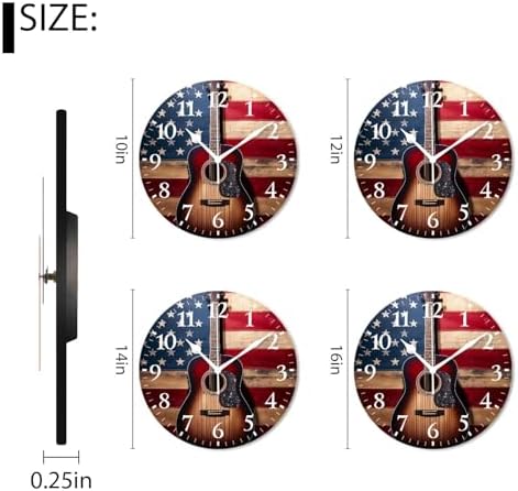 Non-Ticking Silent Wall Clocks - Image 2