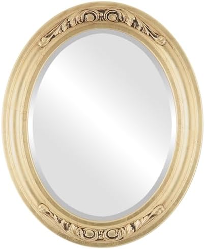 OVALCREST Oval Beveled Wall Mirror by OVALCREST