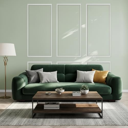 Peel and Stick Wall Molding Kit, 6 Large Frames, 54 x 24 Inch - Image 6