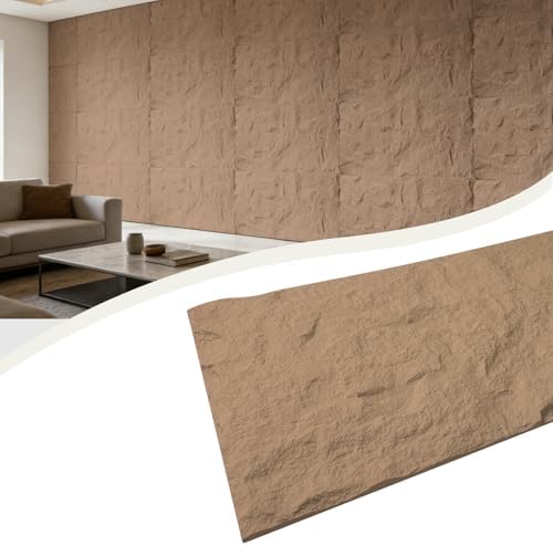3D Faux Stone Wall Panels, Sandstone Yellow - Image 6