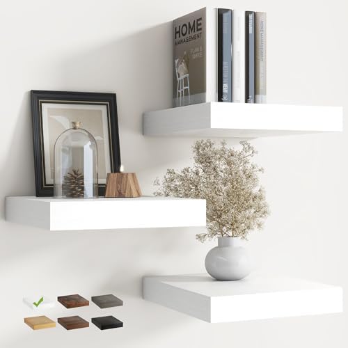 12 Inch Floating Shelves for Wall by Marsmiles