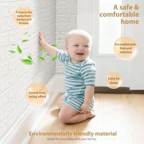 JOLOV 3D Wall Panels Peel and Stick, Waterproof PE Foam - Image 5