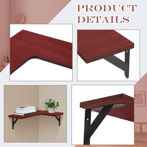 Corner Floating Shelves, 15.9 x 11.4 Inch - Image 5