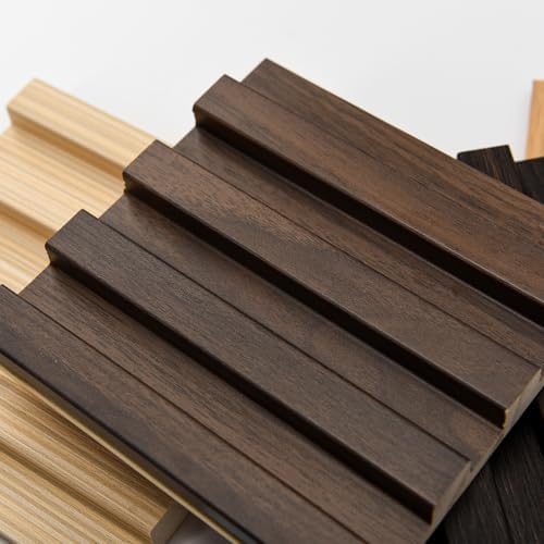 Art3d 6 x 5.7 Inch Slat Solid Wood Slat Wall Panels, Sample Pack - Image 4