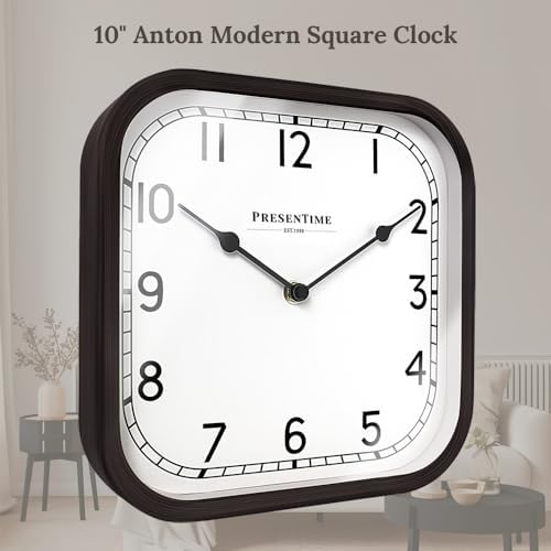 Presentime 10" Anton Vintage Square Clock - Image 3
