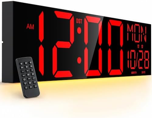 JALL 30" Oversize Digital Wall Clock by JALL