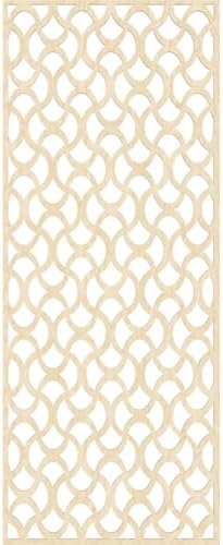 Resort Decorative Pierced Fretwork Wood Wall Panels, 27 3/8"W x 69 3/8"H x 1/4"T - Image 4