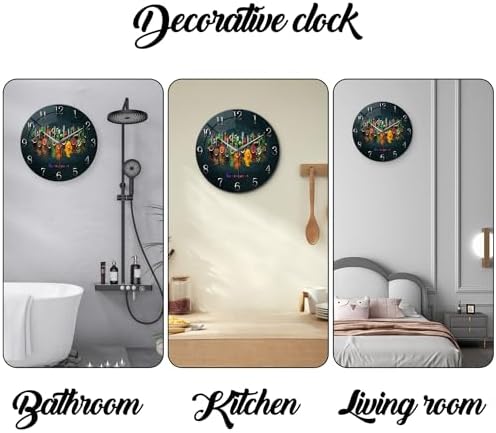 Kitchen Wall Clocks Battery Operated 14 Inch - Image 2