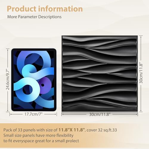 Heikki 30 Pack 3D Wall Panel for Interior Wall Décor, PVC Flower Textured Wall - Image 4