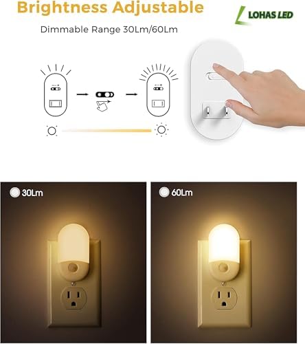 L LOHAS LED Motion Sensor Night Light, Motion Sensor Light Indoor - Image 3