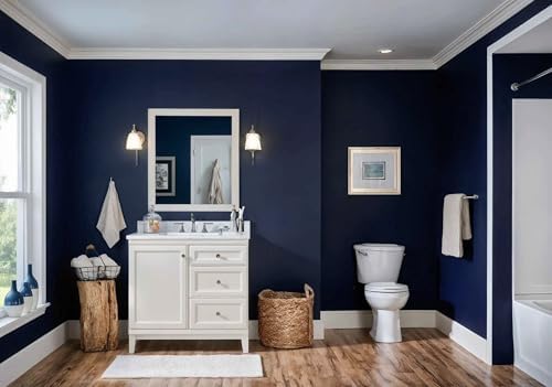 Yasinet 17.7" x118" Peel and Stick Wallpaper Blue Wallpaper Blue Contact Paper - Image 5