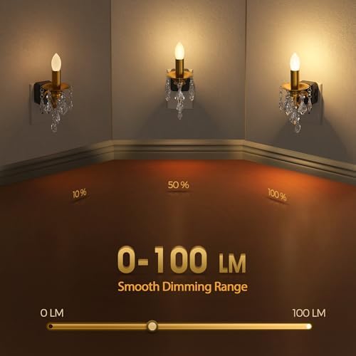 Briignite Chandelier Night Lights Plug into Wall 2 Pack - Image 2