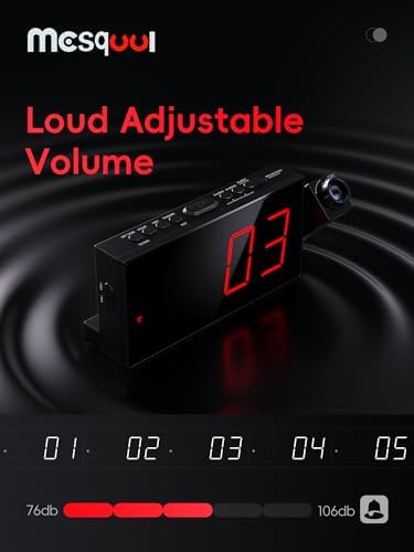 Mesqool Digital Projection Alarm Clock - Image 6