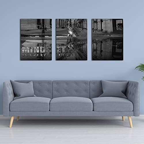 3 Panels Motivational Canvas Wall Art Inspirational Wall Art Entrepreneur - Image 4