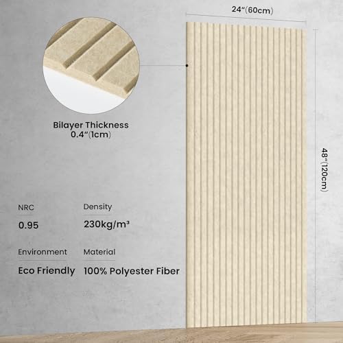 TO-TH Soundproof Wall Panels Decorative Noise Dampening Panel 10Pack - Image 2