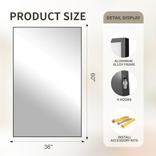 FICTOR Bathroom Vanity Mirror for Over Sink - Image 2