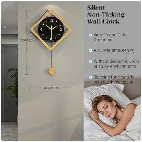 Decorative Wall Clock for Living Room Decor Modern Large Clocks - Image 5