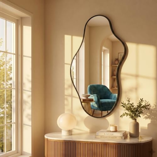 Bathroom Mirror for Over Sink -Black Room Decor Wall Mirror 20"x 36" - Image 3