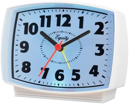 Equity 33100 Electric Silent Analog Alarm Clock - Image 5