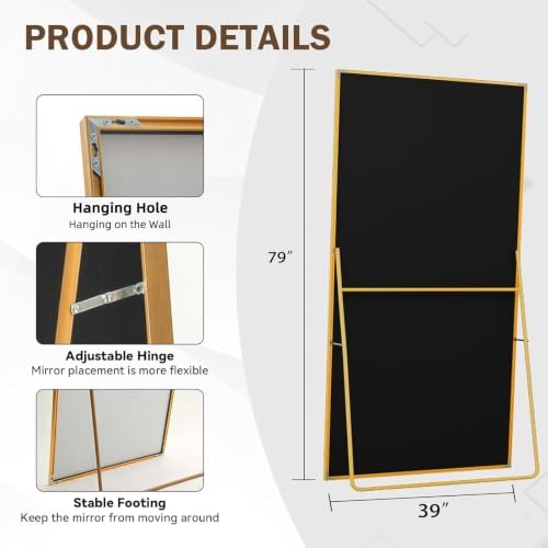LFT HUIMEI2Y 79"x39" Full Length Mirror - Image 3