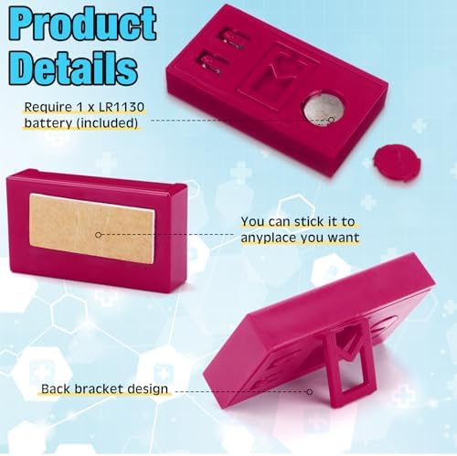 Frienda 6 Pieces Mini Small Digital Clock Stick On - Image 4
