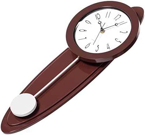 Clockswise Bulk Set of 10 PC Modern Grandfather Brown Oval Pendulum - Image 7