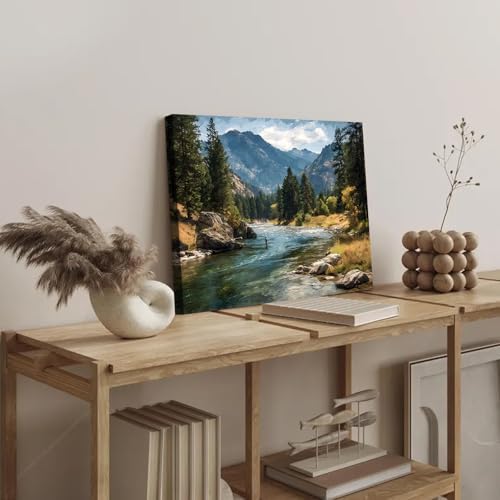 Serene Landscape Canvas Wall Art - Image 7