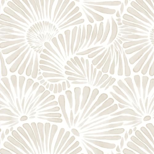 Ismoon Beige Wallpaper Peel and Stick Wallpaper Boho 17.3in x 6.56ft Neutral by Ismoon