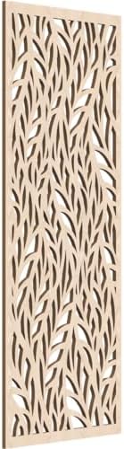 Ortonville Decorative Pierced Fretwork Wood Wall Panels, 17 3/8"W x 44 3/8"H x by EkenaMillwork