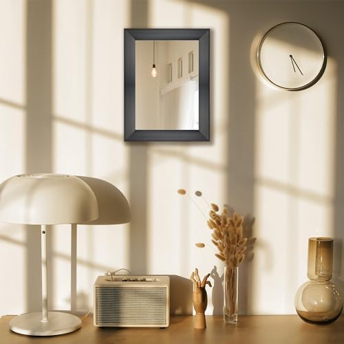 Ruomeng Rectangular Wall Mirror 12" x 16" Framed Mirror - Image 3
