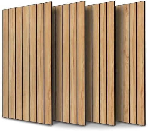 Acoustic Wall Panels, 4 Pack 47.2"x23.6" High Density Neutral Decorative Noise - Image 6